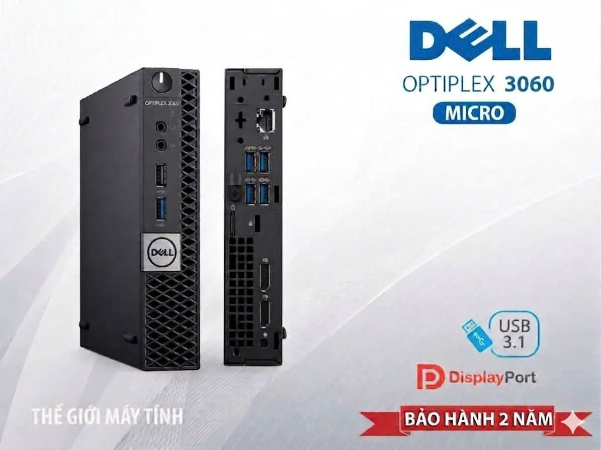 Dell 3060 Micro (Mini/Tiny) cấu hình 6