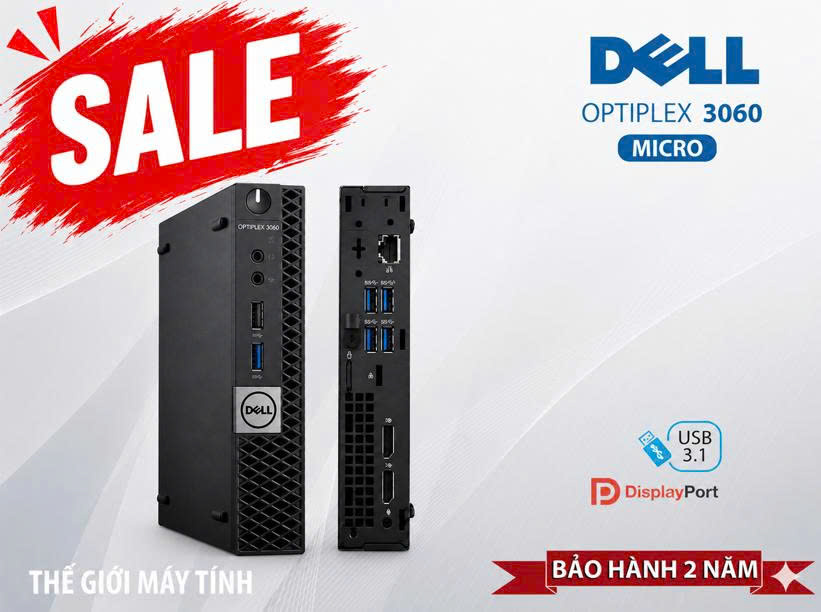 Dell 3060 Micro (Mini/Tiny) Xả kho KM