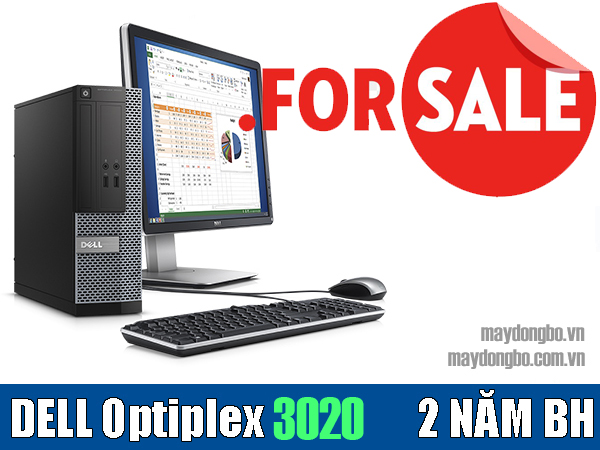 Xả kho máy tính Dell Optiplex 3020 giá rẻ, như mới ở Hà nội